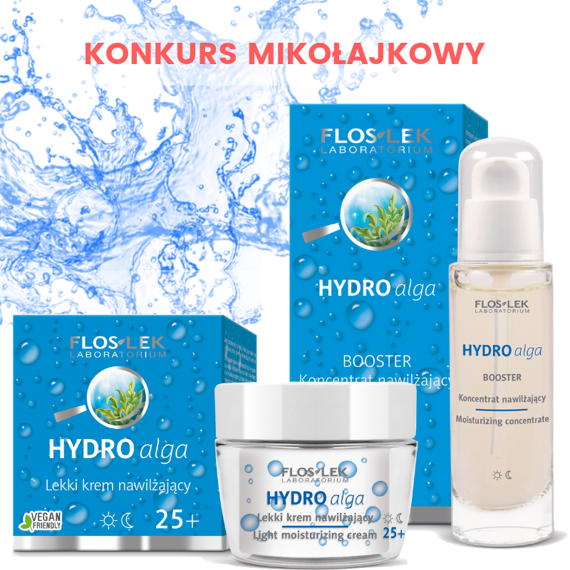 Konkurs mikołajkowy z kosmetykami Hydro alga!
