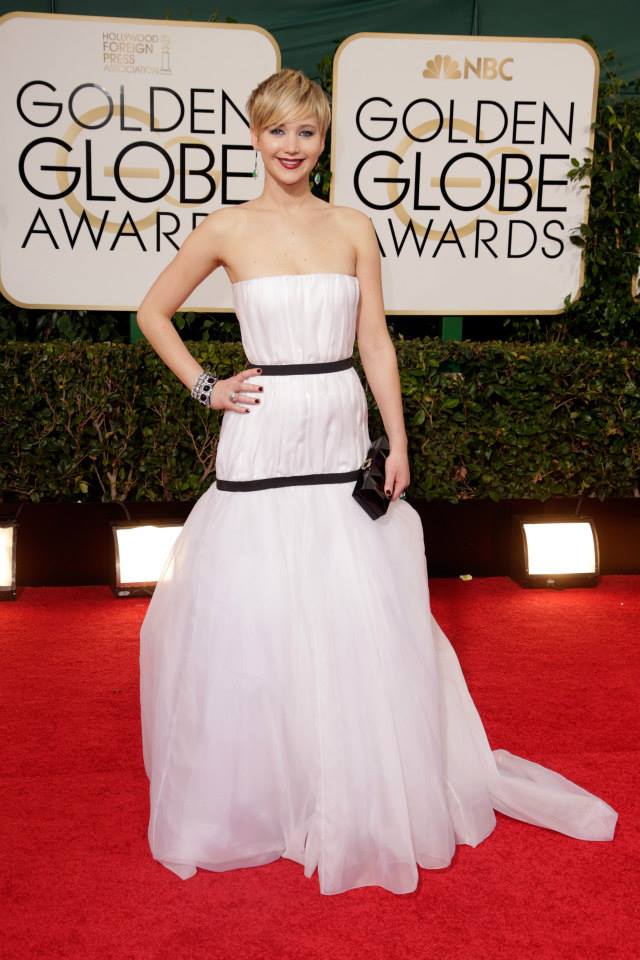 Jennifer Lawrence, Złoty Glob i Dior