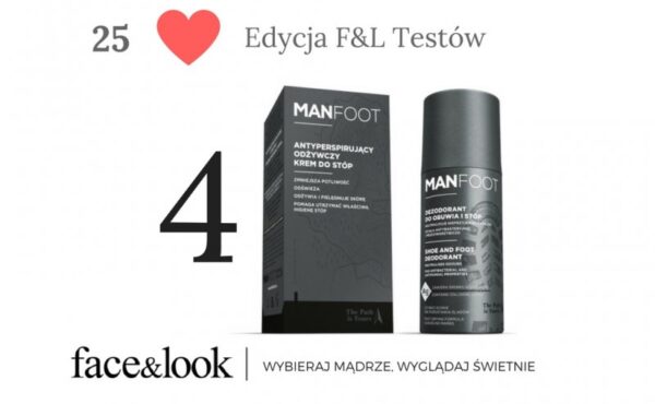 Podsumowanie 25. Edycji F&L Testów – dezodorant i krem do stóp ManFoot dla mężczyzn