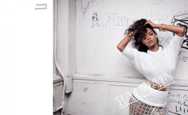 Rihanna została twarzą domu mody Balmain