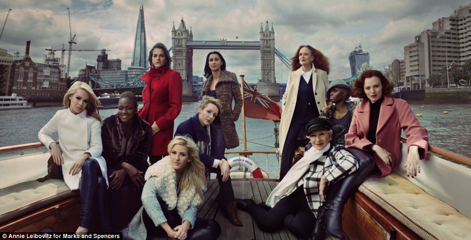 12 kobiet w kampanii Marks&Spencer
