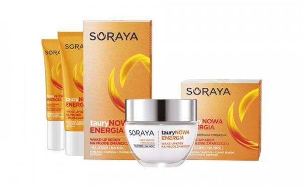 Taurynowa energia w kosmetykach Soraya