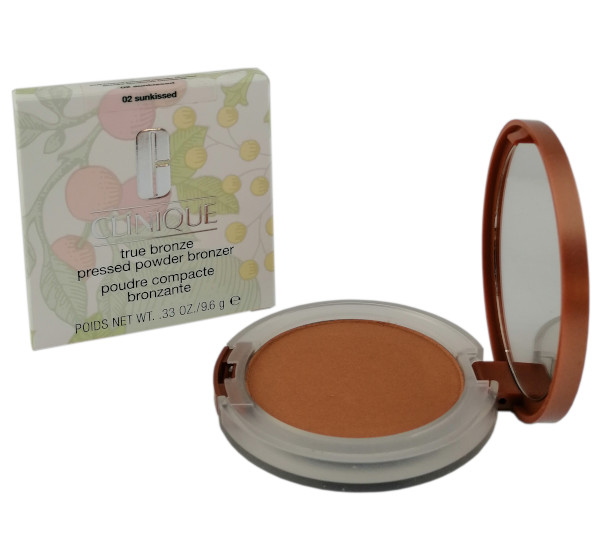 CLINIQUE TRUE BRONZE PRESSED POWDER BRONZER 02 SUNKISSED 9.6g