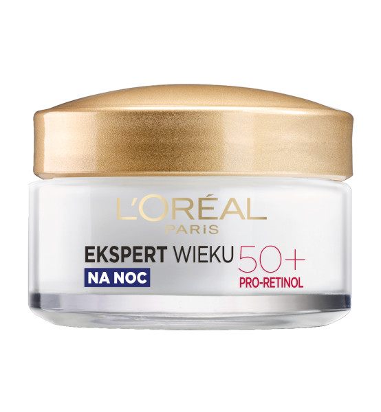 L’Oreal Paris Ekspert Wieku 50+ przeciwzmarszczkowy krem ujędrniający na noc 50ml