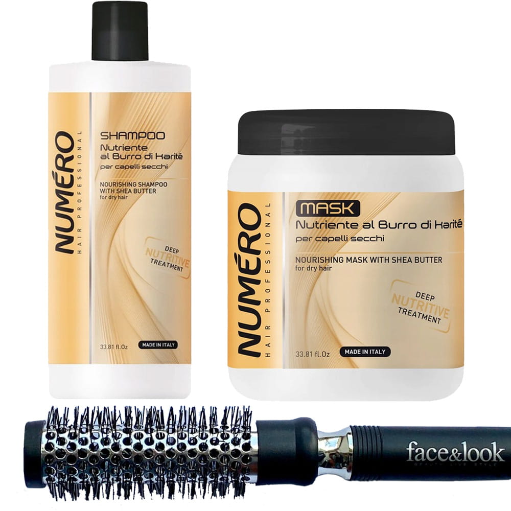 NUMERO Zestaw do włosów Odżywiający z masłem shea