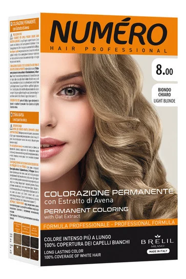 NUMERO Farba kolor # 8.00 Jasny blond