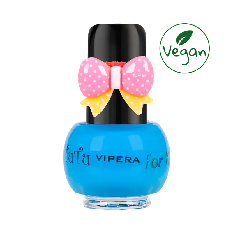 VIPERA TuTu LAKIER do PAZNOKCI Peel-Off niebieski, na bazie wody, 09 turquoise pointe, 5ml