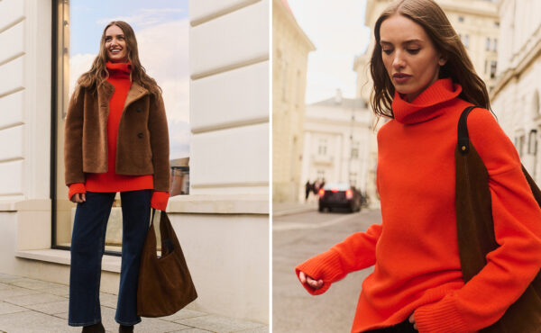 Sweter idealny na jesienno-zimową aurę