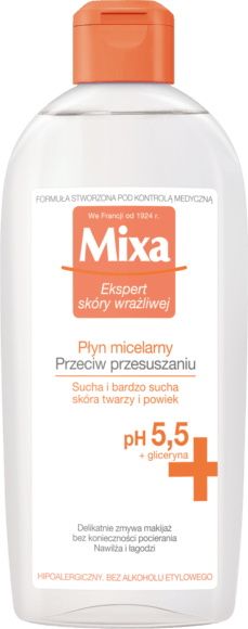 Mixa płyn micelarny przeciw przesuszeniu 400ml