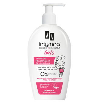 AA INTYMNA BABY GIRL 0% EMULSJA DO HIGIENY 300 ML