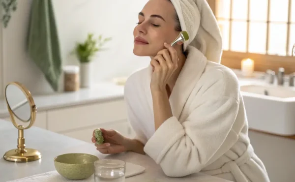 Jak używać rollera do twarzy, aby pozbyć się opuchlizny? [Krok po kroku]