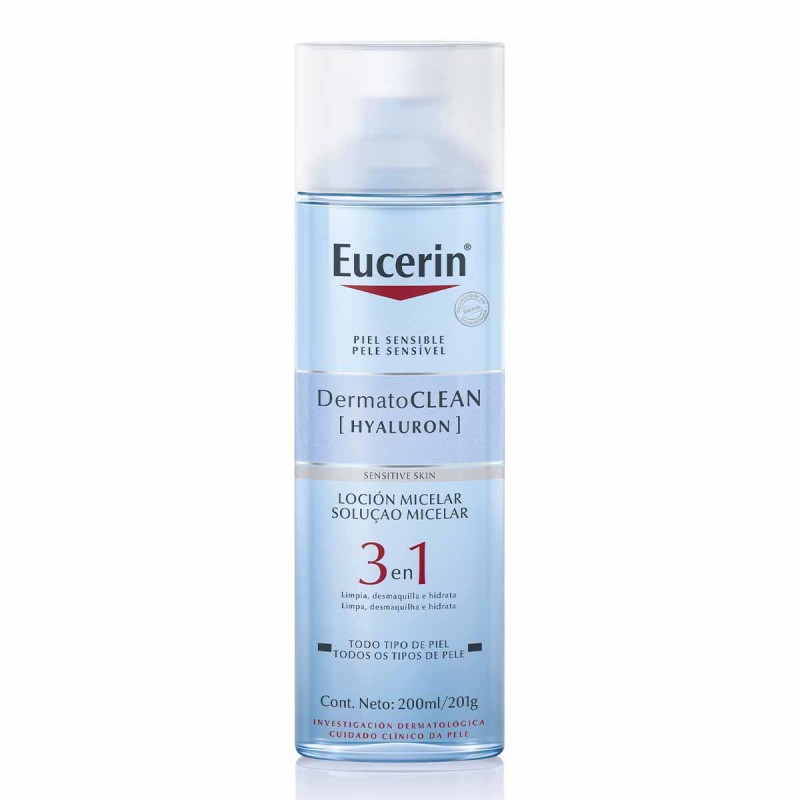 EUCERIN DERMATOCLEAN HYALURON OCZYSZCZAJĄCY PŁYN MICELARNY 200 ML