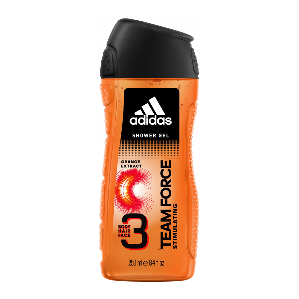 ADIDAS TEAM FORCE SHOWER GEL 3-IN-1 250ML