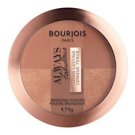 Bourjois Always Fabulous Bronzing Powder bronzer uniwersalny rozświetlający 002 Dark 9g