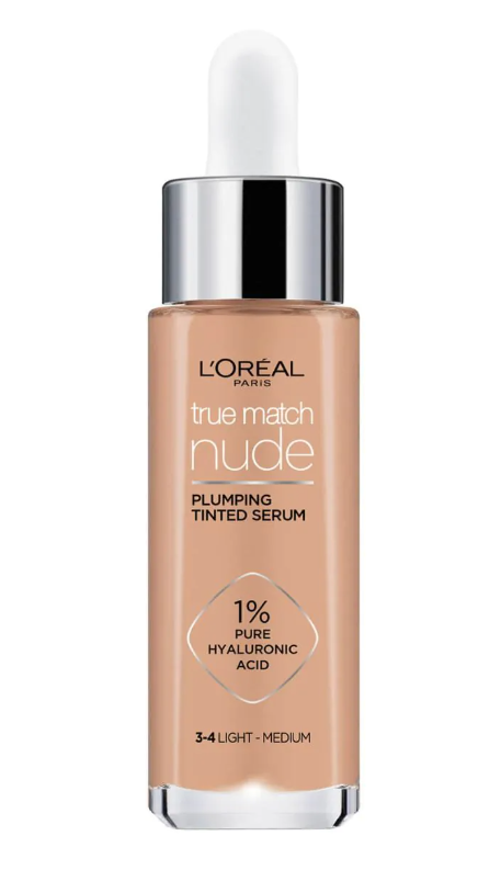 L’Oreal Paris True Match Nude skoncentrowane serum w podkładzie 3-4 Light Medium 30ml
