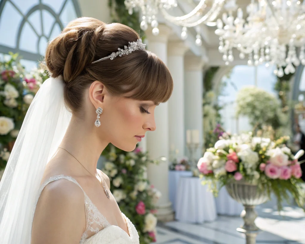 Fryzura ślubna z grzywką. Jaką wybrać i jak zrobić fryzurę dla panny młodej z grzywką