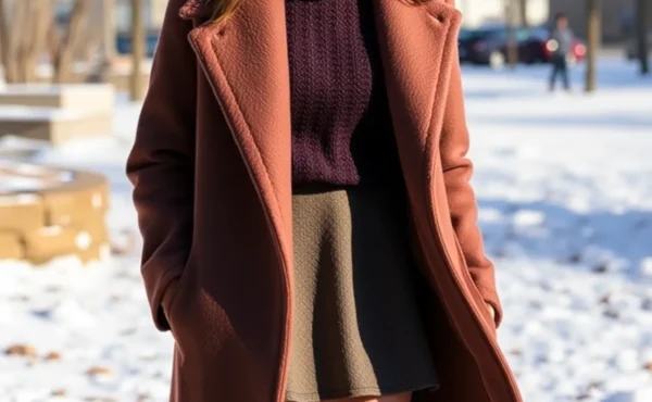Jak dobrać płaszcz do spódnicy na zimę?