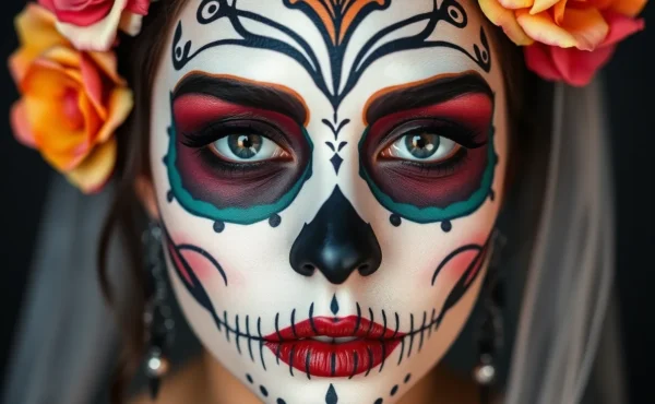 Makijaż sugar skull – jak zrobić popularny mejkap na halloween?