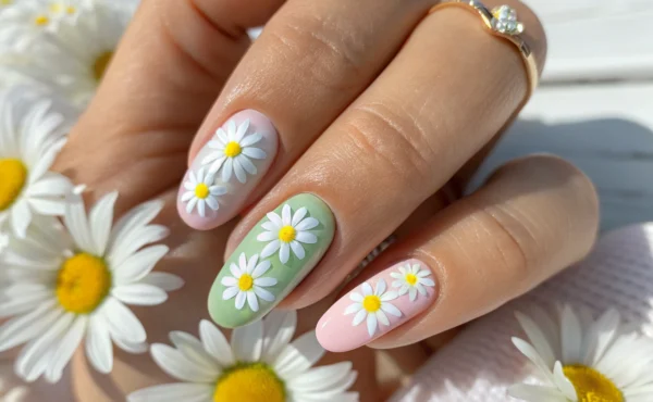 Manicure w stokrotki podbija trendy! Jak go wykonać?