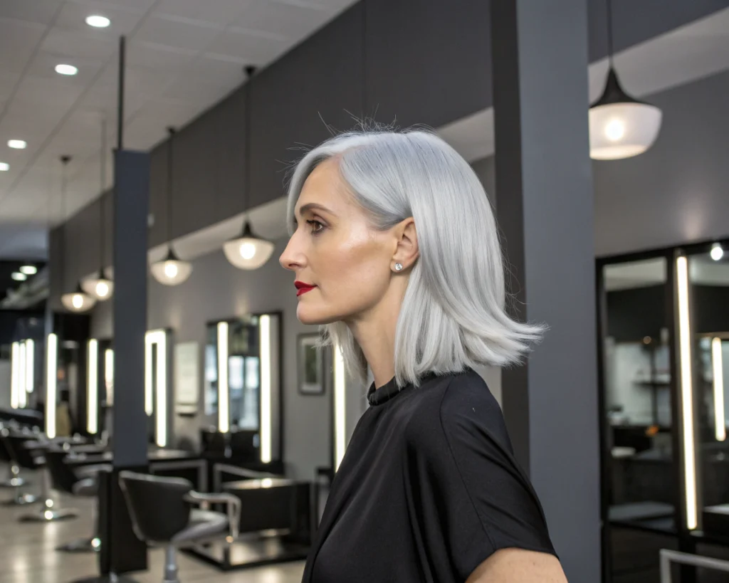 Srebrne włosy – komu pasują, jak zrobić i jak pielęgnować srebrny kolor włosów