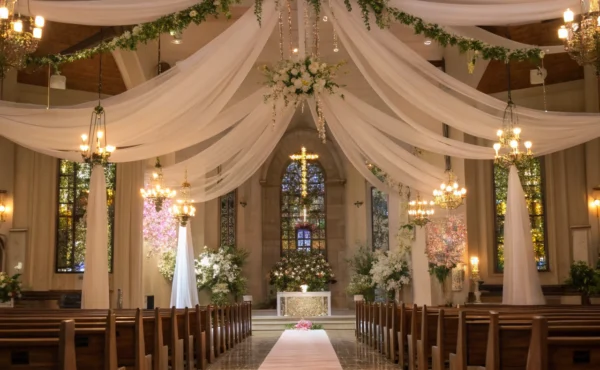 Wystrój kościoła na ślub – jak stworzyć magiczny klimat na ślubnym kobiercu?