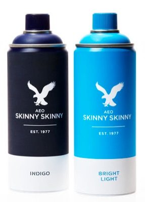 Jeansy w sprayu od American Eagle Outfitters