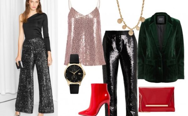 Błyszczące spodnie. 5 stylizacji na karnawał!